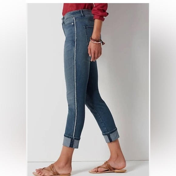 J. Jill denim high- rise cropped shore wash 4 - Picture 9 of 10